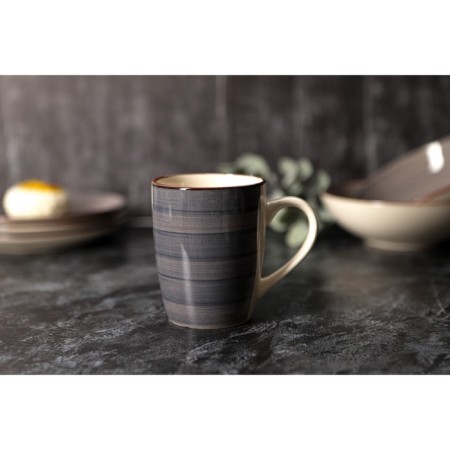 Mug ceramic share "sea world", 360 ml, brown color-4