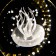 Lamp "Medusa" LED 7W 4000k gold 11x10x11-110cm Bayerlux