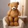 Soft toy "Bear", 110 cm, brown