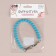 Handle for bag, beads, d = 10 mm, 30 cm, blue color