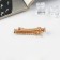 Half-out hair clip "Hionia" rhinestones, 6.5 cm