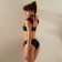Separate Minaku "Carmen" swimsuit, size 46, red-black color