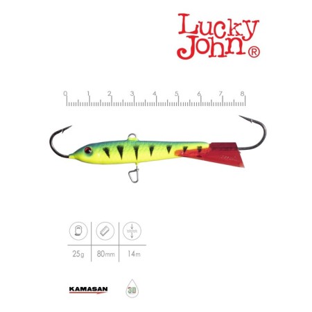 Balancir Lucky John Classic 8, 8 cm, color 36rt-1
