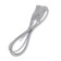 Wire for connecting lamps for plants ULI-P Uniel, 80 cm, 3 contacts, white