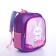 Baby backpack on lightning, 3 outer pockets, purple color