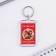 Gift set for graduation keychain and handle-flask "graduate"