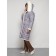 Coat insulated winter female, size 50, color gray