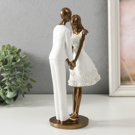 Polystone souvenir "Lovers" 12x8.5x24.5 cm-1