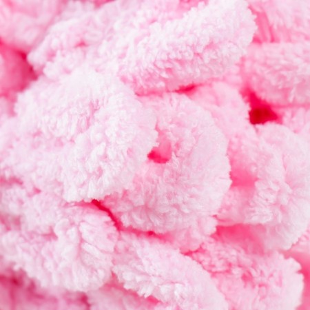 Yarn "Puffy" 100 % micropoliester 9m/100g (185 pink)-2