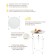 Folding metal table-stalk 2 in 1, 470 × 470 × 505 mm, white color