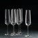 Set of glasses for champagne "Sandra", 200 ml, 6 pcs