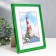 Photo frame plastic "Palette" 15x21 cm, green mix