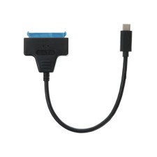 Adapter for SATA, connecting hard drives to Type-C, black