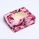 Folding box with a rose window 10 x 8 x 3.5 cm