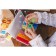 Organizer for needlework, 7 organizers of 4 departments, 17.5 × 10.5 × 2.5 cm, color mix