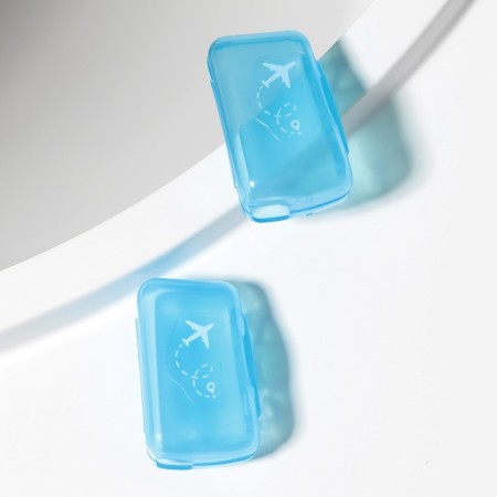 Case for the toothbrushes "Airplane", 3.7 x 2.2 cm.-4