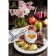 Porcelain sugar tower, 150 ml, white color