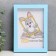 Photo frame plastic L-3 10x15 cm Blue (plastic screen)