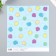 Scrapbooking paper bilateral "sea calls" density 180 g 15.5x17 cm