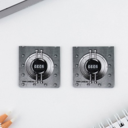 Gift set: notebook and magnetic bookmarks 2 pcs. "Best Defender"-8
