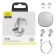 Wireless headphones Baseus WM01, TWS, vacuum, BT5.0, 40/300 mAh, microphone, white