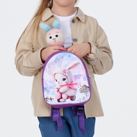 Baby backpack on lightning, "chosen", lilac color-8
