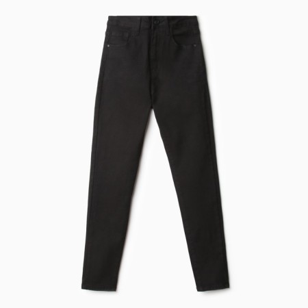 Jeans insulated female, black color, size 31 (46/48)-4