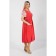 Female dress, size 66, coral color