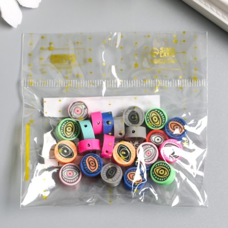 Beads for PVC "Eyes" Set 25 pcs 0.5x0.9x0.9 cm-2