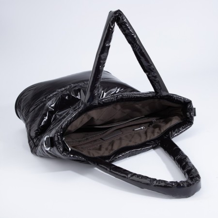 Luggage bag, external pocket, long belt, black color-6