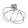 Selvina lamp, 3x9W Led, 3000k, 1000lm, chromium color