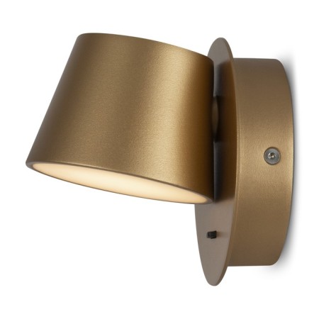 Bra Maytoni Mod421wl-L6BS3K, 1XLED, 7W, 12x12x12 cm, 350lm, brass color-7