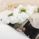 Artificial flowers "Japanese cherry" 5x88 cm, white