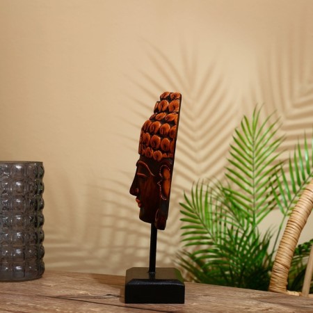 Souvenir "Head of Buddha" Albezia 30 cm-2