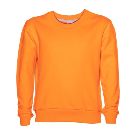 Children's sweatshirt, size 8 years, orange color