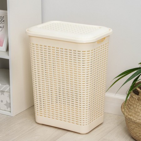 Babel basket with a lid, 50 l, 42 × 31 × 56 cm, color mix-4