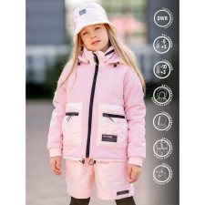 Куртка для девочки, рост 128 см, цвет розовый