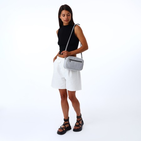 Women's bag over the shoulder Textura, small size, color gray-6