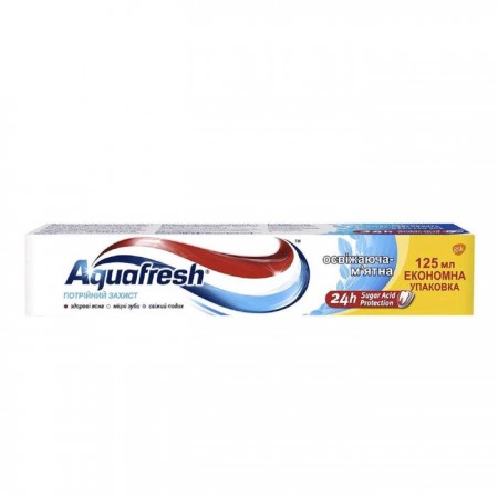 AquaFresh toothpaste total “refreshing mint”, 125 ml-4