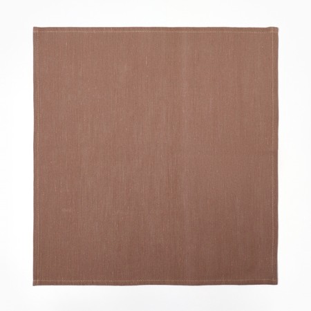 A set of napkins with a decorative. Rings Ethel Sand 40x40 cm - 2 pcs, 100% flax-8