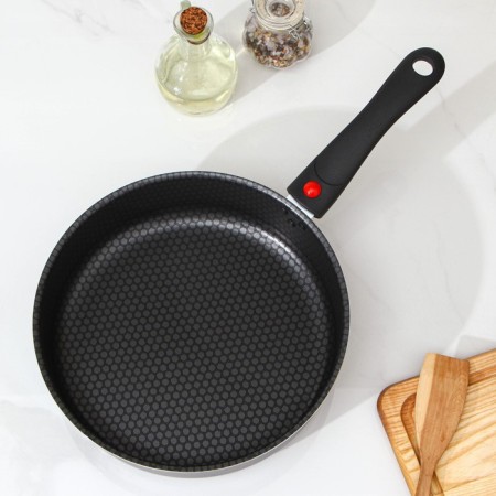 Socialist Forever, D = 24 cm, removable handle, glass cover, anti -stick coating, black color-2