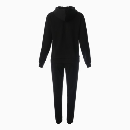 Female set (sweatshirt/pants), black color, size 46-11