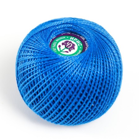 Knitting threads "Iris" 150m/25g 100% Mercerized cotton color 2714-1