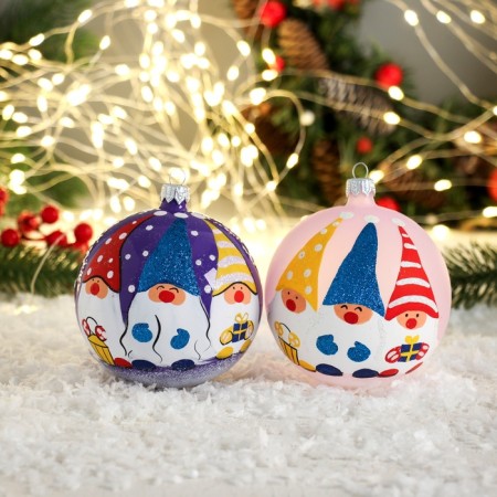 Ball "Gnomic" mix 9.5 cm-4
