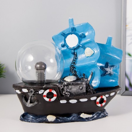 Plasmic ball "Ship" Blue 25x10x22 cm Risalux-1