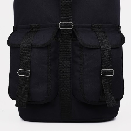 Tourist backpack, 55 liters, cord department, 4 outer pockets, ZFTS, black color-5