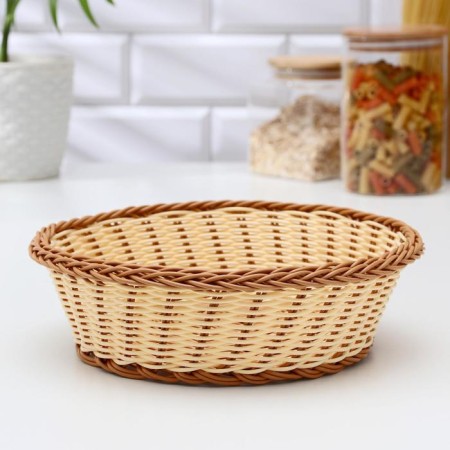 Basket for fruits and bread of the milking “milk chocolate”, D = 24 cm-1