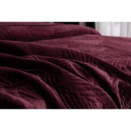 A set with a clip "Noel", size 240x260 cm, 50x70 cm - 2 pcs, color Bordeaux-6