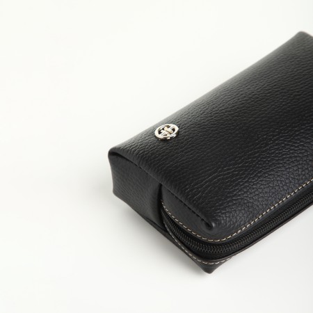 Lightning cosmetic bag, Textura, black color-6