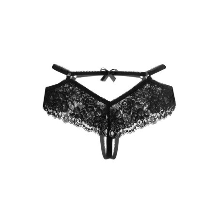 Erotic panties Erolata Agnes, lace, black color, size 42-44-7